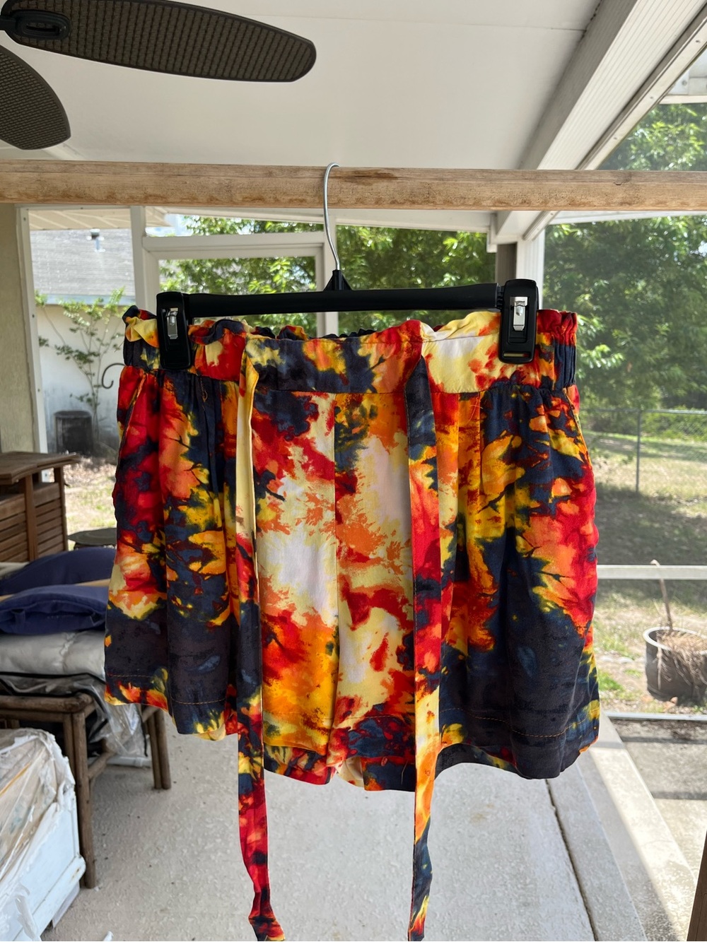 Ambiance apparel tye dye shorts